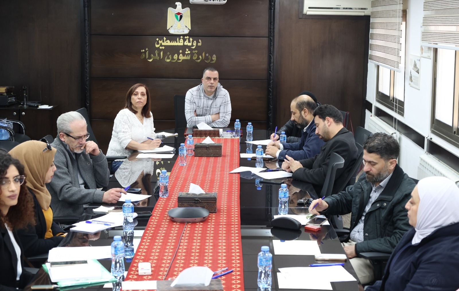 وزارة شؤون المرأة تبحث آليات تنفيذ مشروع “تعزيز إدماج النوع الاجتماعي والتمكين الاقتصادي للنساء” مع الشركاء