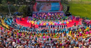 الاحتفال بمهرجان سانيويهسان في الصين