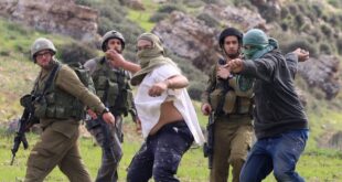 مستوطنون يهاجمون مواطنا ويسرقون جراراه الزراعي في دير دبوان