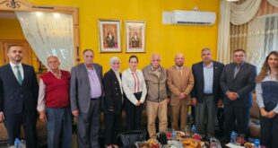 وفد من هيئة العمل الوطني والأهلي والغرفة التجارية في القدس يلتقي السفير العُماني وطاقم السفارة في بيت السفير برام الله