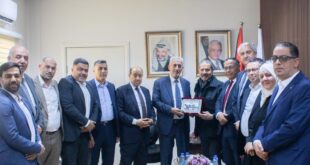 هيئة التقاعد الفلسطينية تستقبل السيد ياسر عباس ممثل فخامة الرئيس