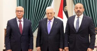 الرئيس محمود عباس يستقبل رئيس مجلس القضاء الأعلى والنائب العام