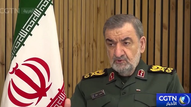 شبكة تلفزيون الصين الدولية تجري مقابلة مع القائد العام السابق للحرس الثوري الإيراني