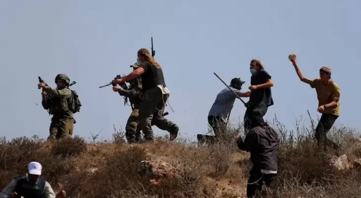 إصابة سيدة باعتداء للمستوطنين عليها قرب بلدة بني نعيم شرق الخليل