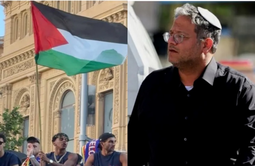 وزير الأمن القومي الإسرائيلي إيتمار بن غفير يهاجم لامين جمال بعد رفعه علم فلسطين في احتفالات برشلونة