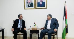 محافظ نابلس يستقبل السفير رزق النمورة عضو المكتب السياسي لجبهة النضال الشعبي الفلسطيني