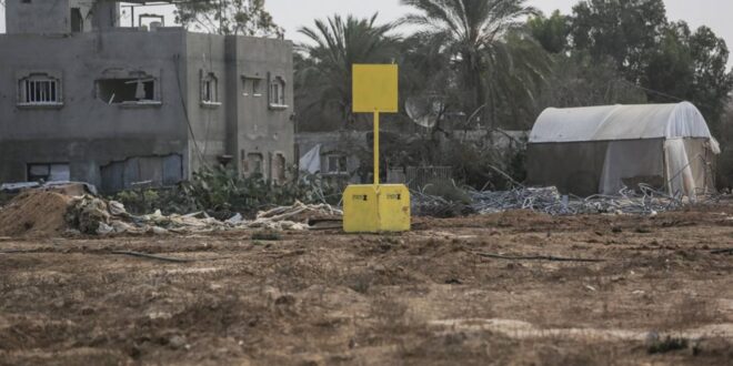 الاتحاد الأوروبي يرفض ما يسمى "الخط البرتقالي" في غزة