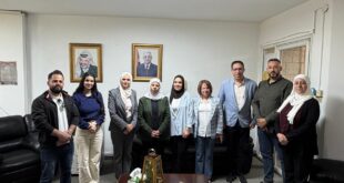 عضو اللجنة المركزية لحركة فتح دلال سلامة تستقبل وكيل وزارة الاتصالات والاقتصاد الرقمي والمكتب الحركي للوزارة