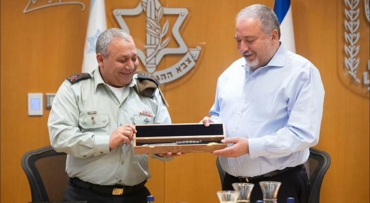 آيزنكوت وليبرمان يدرسان "الاتحاد" في الانتخابات