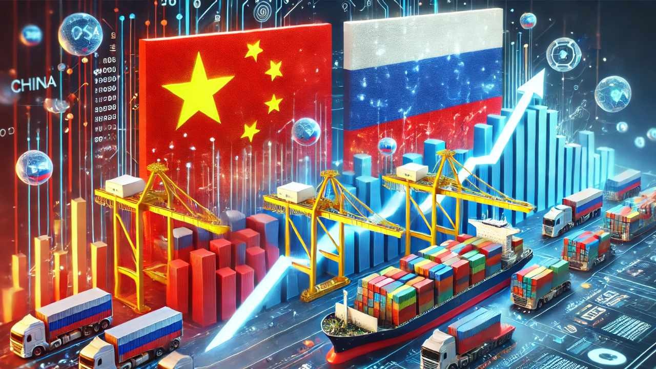 التبادل التجاري بين الصين وروسيا يقفز بنسبة 19.7 بالمئة في الفترة من يناير حتى أبريل