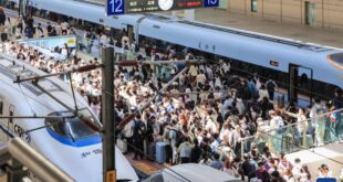 الصين تسجل رقما قياسيا في رحلات الركاب بين المناطق خلال عطلة عيد العمال