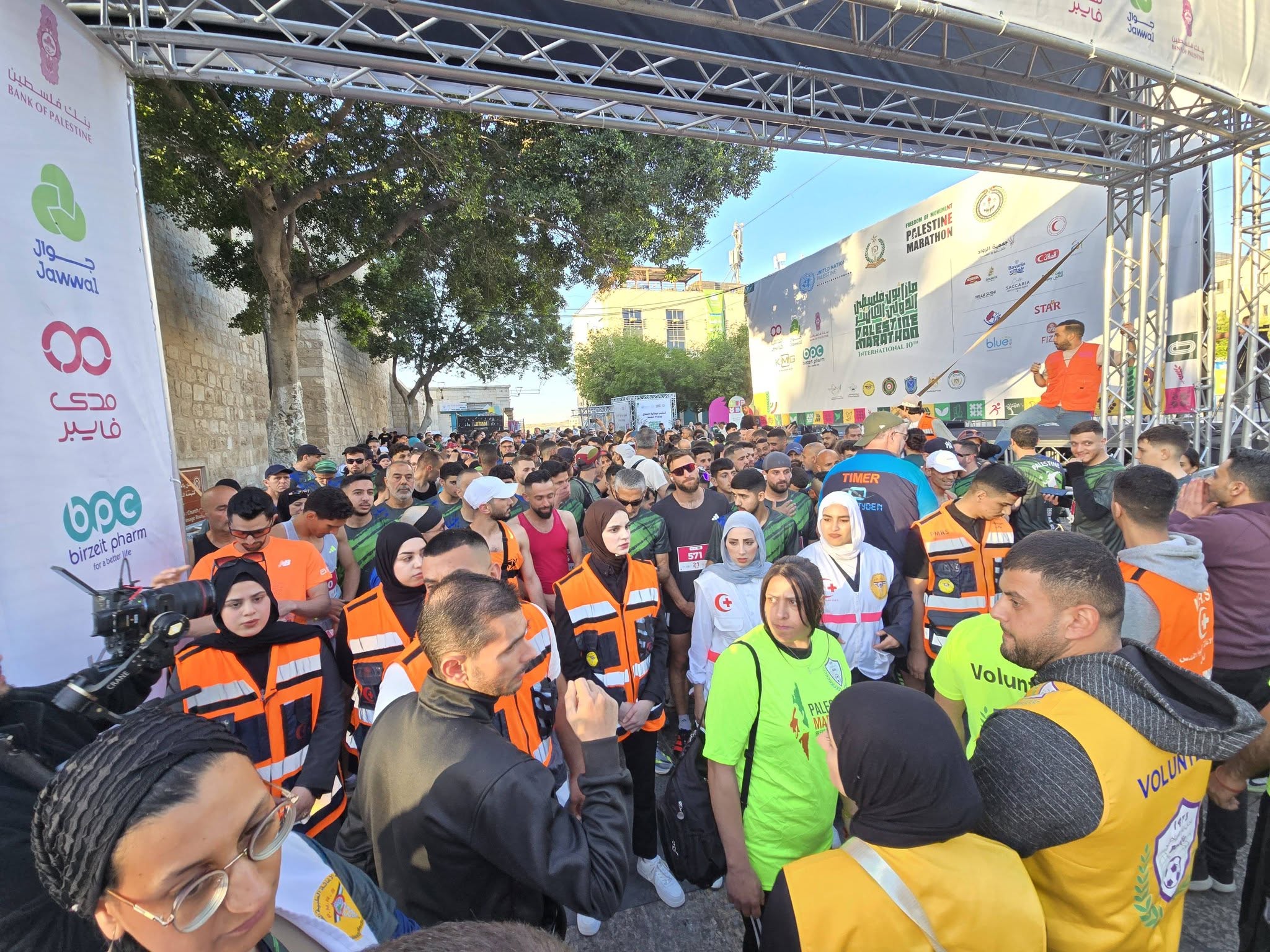 انطلاق ماراثون فلسطين الدولي العاشر في بيت لحم