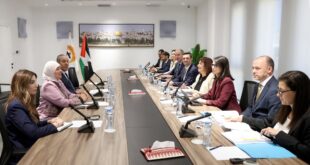حسين الشيخ يستعرض مع وفد أوروبي تطورات الأوضاع الفلسطينية وجهود إحياء المسار السياسي