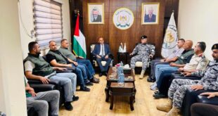 الضابطة الجمركية تستقبل مدير الأمن الوقائي في محافظة جنين