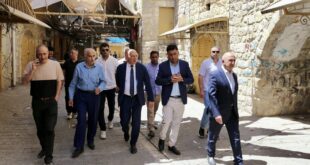 وزير السياحة والآثار هاني الحايك : سنواصل الجهود الحكومية للحفاظ على البلدة القديمة في الخليل