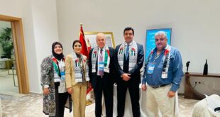 رئيس بلدية البيرة يلتقي الأمين العام لمنظمة المدن العربية