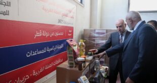 "الرئاسية للمساعدات" و"قطر الخيرية" تطلقان حملة "لأجل الصامدين" لتوزيع طرود غذائية للأسر المحتاجة