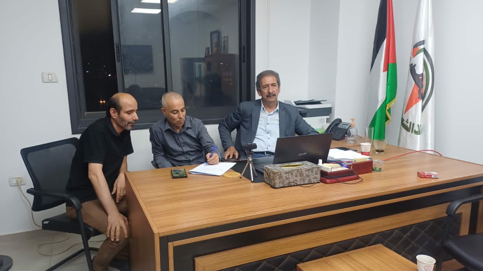 دائرة النقابات المهنية بجبهة النضال الشعبي تؤكد أن النقابات المهنية تشكل إحدى الركائز للنضال الوطني والديمقراطي