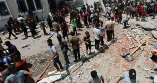 شهيدان بقصف للاحتلال شمال مخيم النصيرات في قطاع غزة