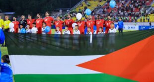 التعادل بدون أهداف يحسم المواجهة الأولى بين فلسطين وقرغيزستان