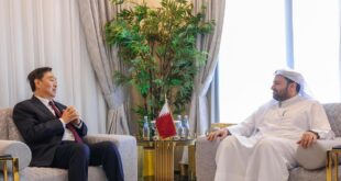 مبعوث الصين لشؤون الشرق الأوسط تشاي جيون يجتمع مع مسؤولين في قطر