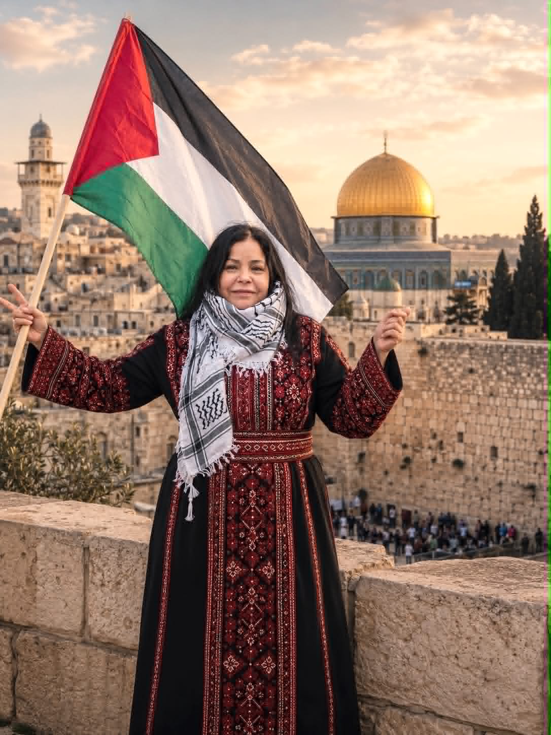 لهذا أقف متضامنة مع الشعب الفلسطيني