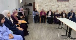 جمعية المرأة العاملة تنظم ورشة في الجيب حول تعزيز مشاركة المرأة في الحياة العامة وصنع القرار