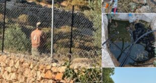 مستوطنون يدمرون شبكة مياه للري جنوب شرق بيت لحم