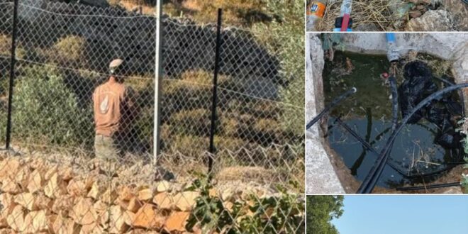 مستوطنون يدمرون شبكة مياه للري جنوب شرق بيت لحم