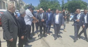 محافظ نابلس نابلس غسان يستقبل وزير الداخلية اللواء زياد هبّ الريح