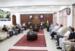 محافظ الخليل خالد دودين يستقبل رئيس نقابة تجار المواد الغذائية وسيم الجعبري