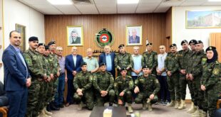 الأمن الوطني في الخليل يستقبل الفريق جبريل الرجوب