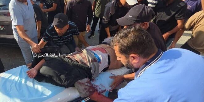 3 شهداء ومصابون إثر قصف الاحتلال مركبة وسط قطاع غزة