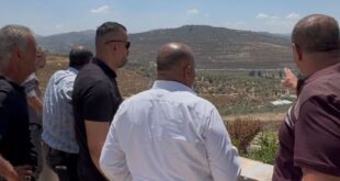 الوزير مؤيد شعبان يتفقد بلدات شمال غرب نابلس لتعزيز صمود المواطنين في مواجهة اعتداءات المستوطنين