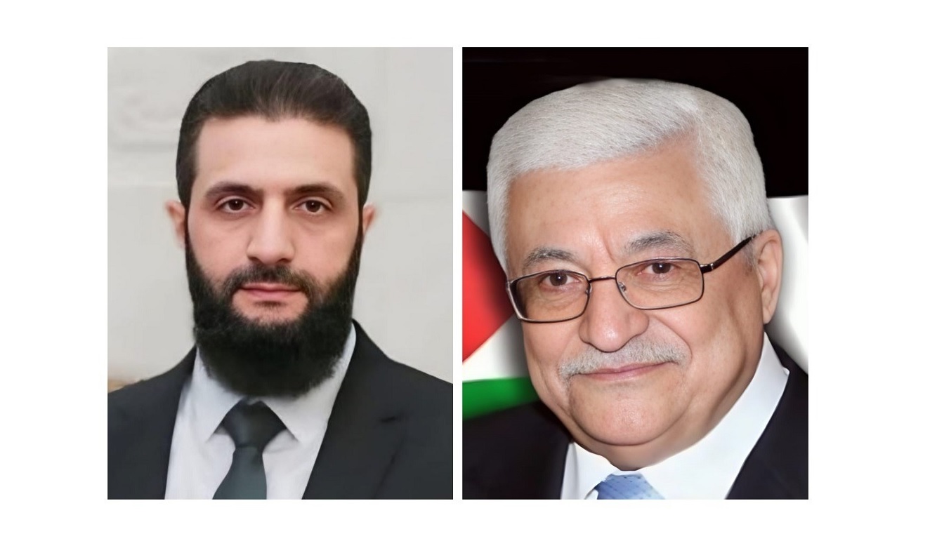 الرئيس محمود عباس يعزي نظيره السوري بضحايا التفجير الإرهابي في دمشق