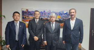 د. مجدلاني يبحث مع السفير الصيني سون تشن سبل تعزيز العلاقات الثنائية ويطلعه على اخر المستجدات السياسية