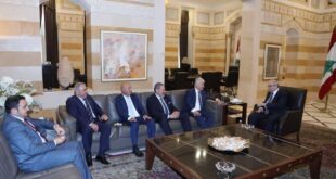 الرئيس نواف سلام يبحث مع وفد فلسطيني تعزيز العلاقات الثنائية والتنسيق المشترك