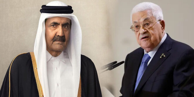 الرئيس محمود عباس ينعى أمير قطر الوالد الشيخ حمد بن خليفة آل ثاني