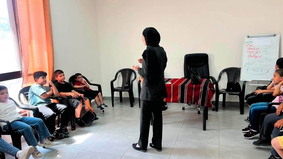 ضمن جهود نشر الوعي: "التوجيه الوطني" ينظم أنشطة تثقيفية لطلبة المخيمات الصيفية بنابلس