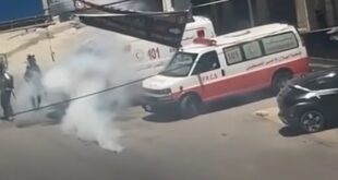 إصابات بالاختناق خلال اقتحام قوات الاحتلال محيط مجمع فلسطين الطبي