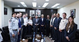 اللواء إياد بركات يلتقي رئيس البعثة الأمنية الكندية الجديد