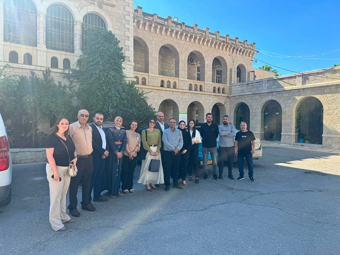 مستشفى بيت لحم للطب النفسي وجمعية الأصدقاء يستقبلان وفدا من جمعية من "إغاثة أطفال فلسطين"