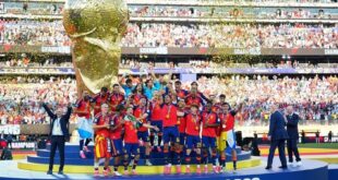 منتخب إسبانيا يفوز بلقب بطل كأس العالم