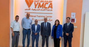 محافظة أريحا والأغوار ووزير التربية والتعليم يتفقدان مركز التدريب المهني التابع لجمعية الشبان المسيحية في أريحا