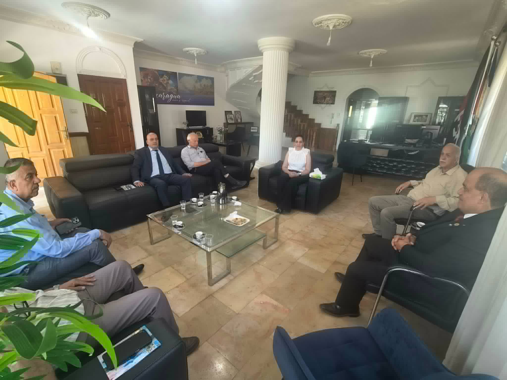 وفد مقدسي يلتقي سفير نيكاراغوا لدى فلسطين في رام الله