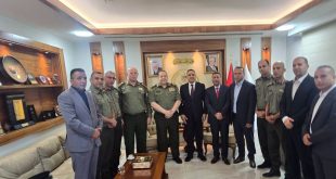 مدير عام الخدمات الطبية العسكرية يلتقي قائد جهاز الاستخبارات العسكرية اللواء محمد الخطيب