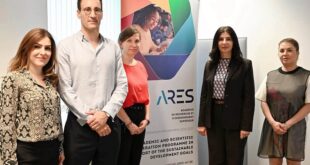 السفيرة الأوروبي د. أمل جادو شكعة تلتقي بمدير التعاون الدولي في مؤسسة Académie de Recherche et d’Enseignement supérieur (ARES)