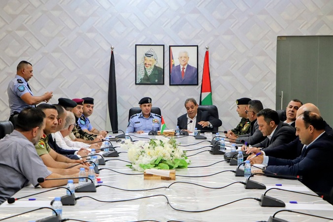 محافظ بيت لحم محمد طه أبو عليا يستقبل اللواء علام السقا ويبحثان واقع المدينة والتحديات الأمنية