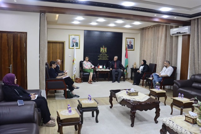 مساعد محافظ جنين يبحث مع رئيسة البعثة الألمانية الأوضاع التنموية وسبل وقف عدوان الاحتلال