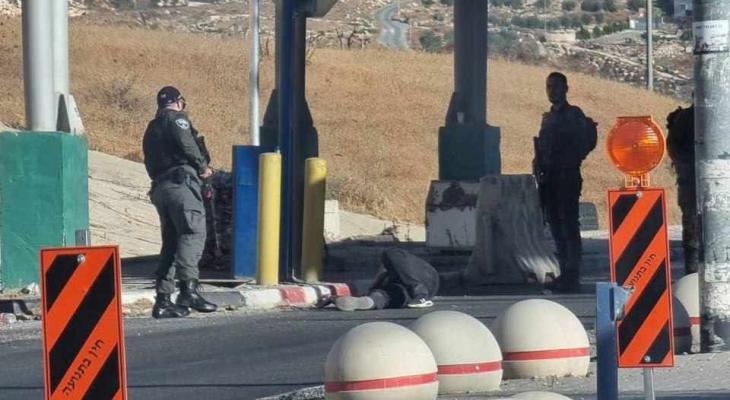 إصابة شاب برصاص الاحتلال واعتقاله عند حاجز "300" بين بيت لحم والقدس